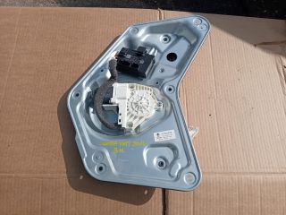 bontott SKODA YETI Jobb hátsó Ablakemelő Szerkezet (Elektromos)
