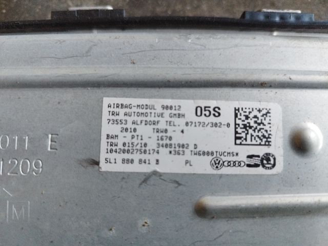 bontott SKODA YETI Komplett Légzsák Szett