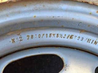 bontott SMART CITY-COUPE Acélfelni (1 db)