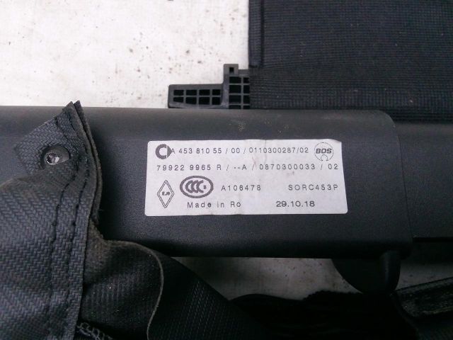 bontott SMART FORFOUR Kalaptartó