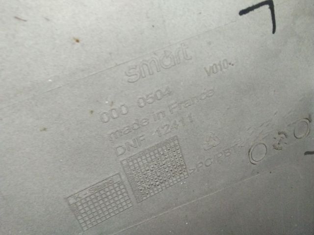 bontott SMART FORTWO Bal első Ajtó (Üres lemez)