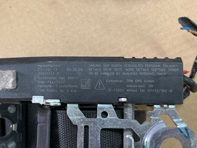 bontott SMART FORTWO Jobb első Biztonsági Öv