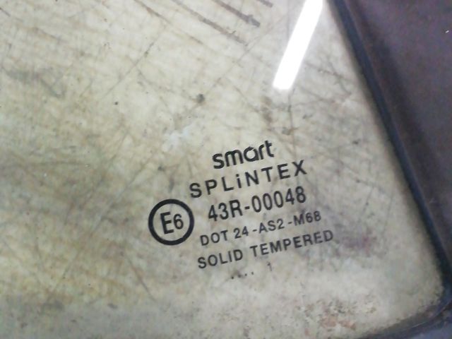 bontott SMART FORTWO Jobb első Fixüveg (Ajtóban)
