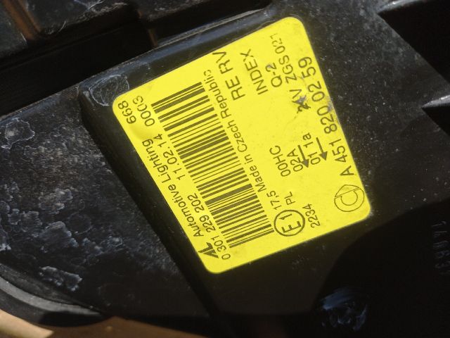 bontott SMART FORTWO Jobb Fényszóró