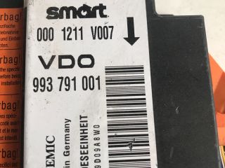 bontott SMART FORTWO Légzsák Elektronika