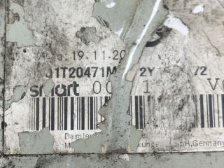 bontott SMART ROADSTER Kormányoszlop Vezérlő