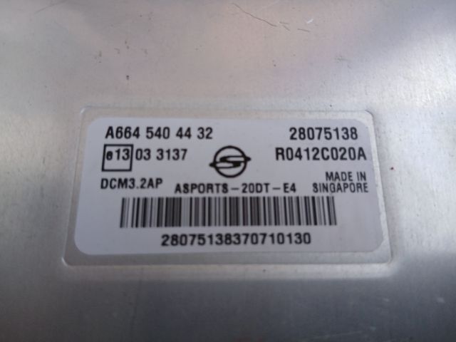 bontott SSANGYONG ACTYON Motorvezérlő