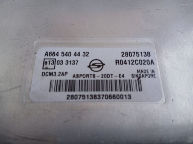 bontott SSANGYONG ACTYON Motorvezérlő