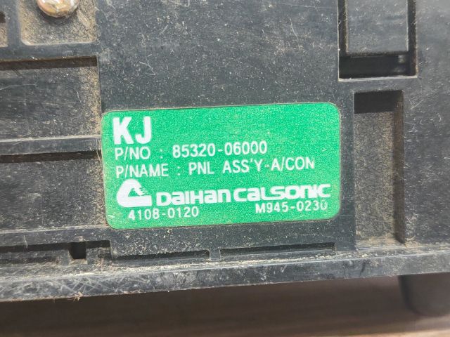 bontott SSANGYONG KORANDO Fűtéskapcsoló (manuális klímás)