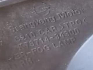 bontott SSANGYONG KORANDO Jobb Ködfényszóró Lámpakeret