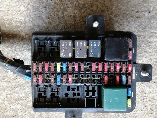 bontott SSANGYONG KYRON Biztosítéktábla Utastér