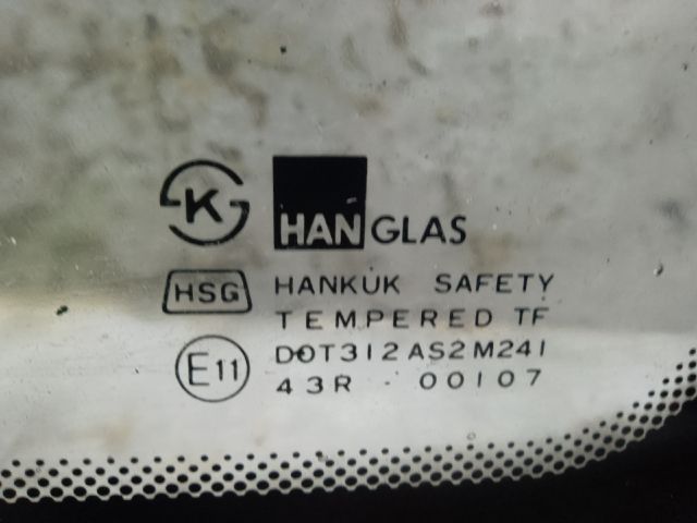 bontott SSANGYONG MUSSO Bal C Oszlop Oldalablak Üveg