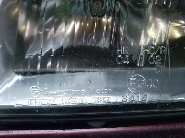 bontott SSANGYONG MUSSO Bal Fényszóró