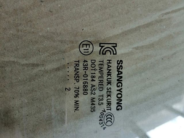 bontott SSANGYONG MUSSO Bal hátsó Ablak