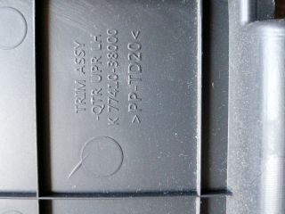 bontott SSANGYONG MUSSO Bal hátsó Belső Küszöb Burkolat