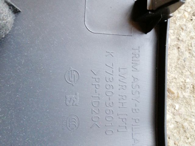 bontott SSANGYONG MUSSO Jobb B Oszlop Burkolat