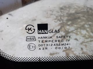 bontott SSANGYONG MUSSO Jobb C Oszlop Oldalablak Üveg