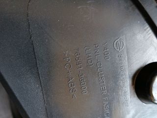 bontott SSANGYONG MUSSO Kilométeróra Keret