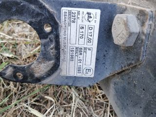 bontott SSANGYONG MUSSO Vonóhorog