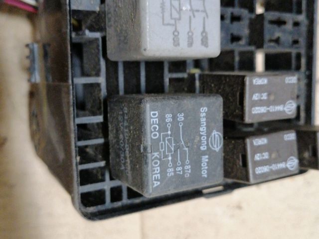 bontott SSANGYONG REXTON Biztosítéktábla Motortér