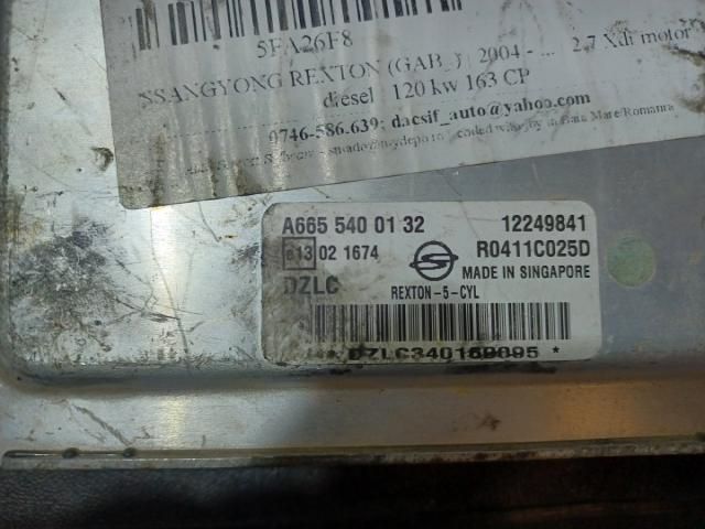 bontott SSANGYONG REXTON Motorvezérlő