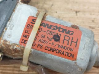 bontott SSANGYONG REXTON Jobb első Ablakemelő Szerkezet (Elektromos)