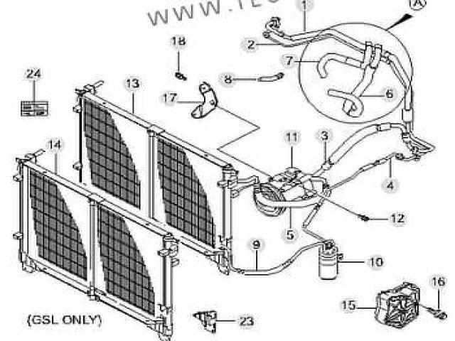 bontott SSANGYONG REXTON Klíma Cső