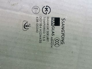 bontott SSANGYONG RODIUS Jobb első Ablak