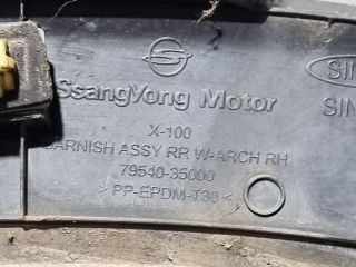 bontott SSANGYONG TIVOLI Jobb hátsó Sárvédő Díszléc