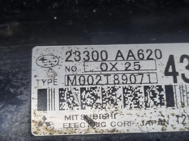 bontott SUBARU FORESTER Önindító