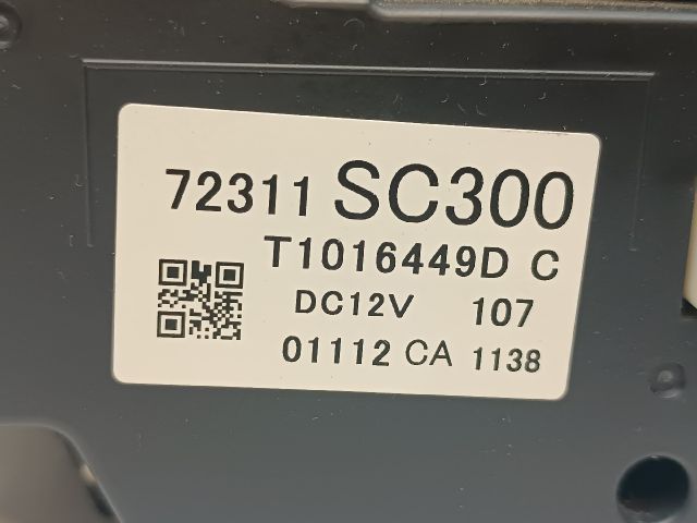 bontott SUBARU FORESTER Fűtéskapcsoló (digit klímás)