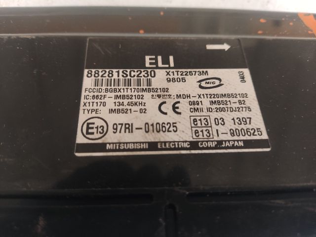 bontott SUBARU FORESTER Komfort Elektronika