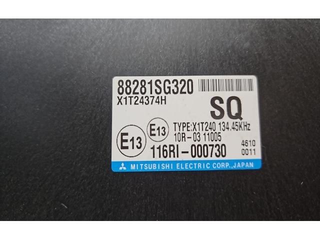 bontott SUBARU FORESTER Komfort Elektronika