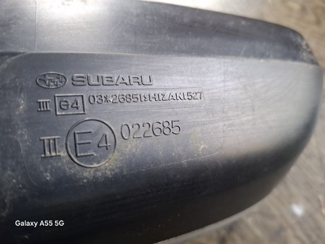 bontott SUBARU IMPREZA Jobb Visszapillantó Tükör (Elektromos)