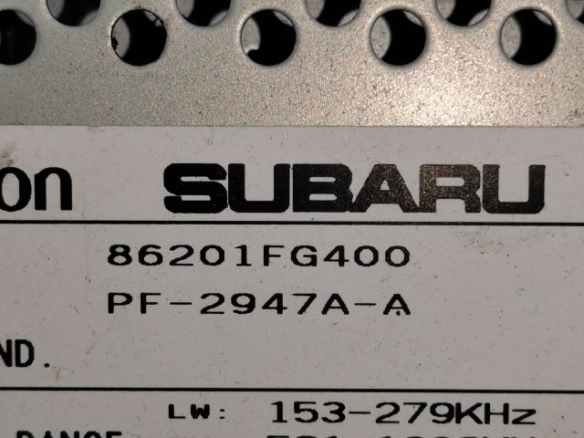 bontott SUBARU IMPREZA Rádió / CD