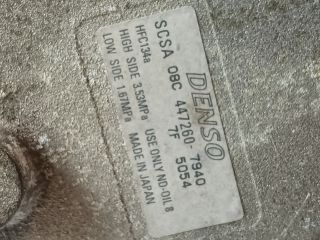 bontott SUBARU LEGACY Klímakompresszor