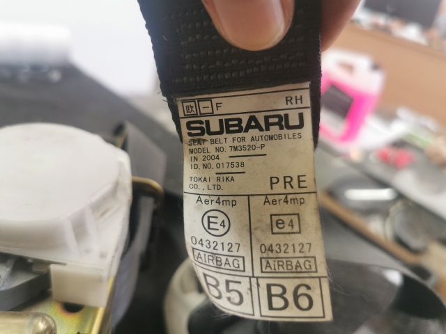 bontott SUBARU LEGACY Bal első Biztonsági Öv