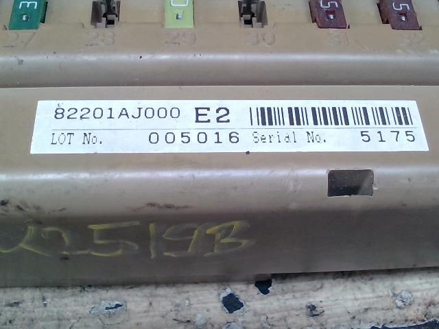 bontott SUBARU LEGACY Biztosítéktábla Utastér