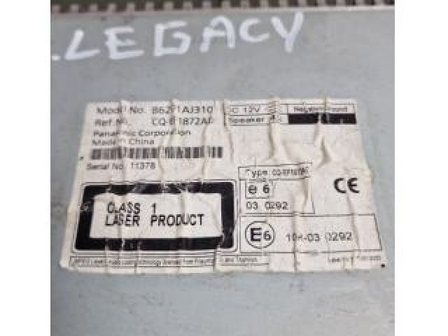 bontott SUBARU LEGACY Rádió / CD