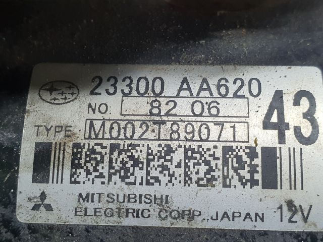 bontott SUBARU OUTBACK Önindító