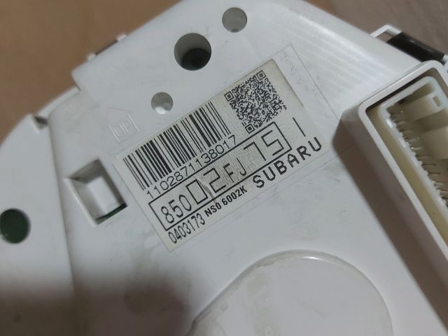 bontott SUBARU XV Kilométeróra