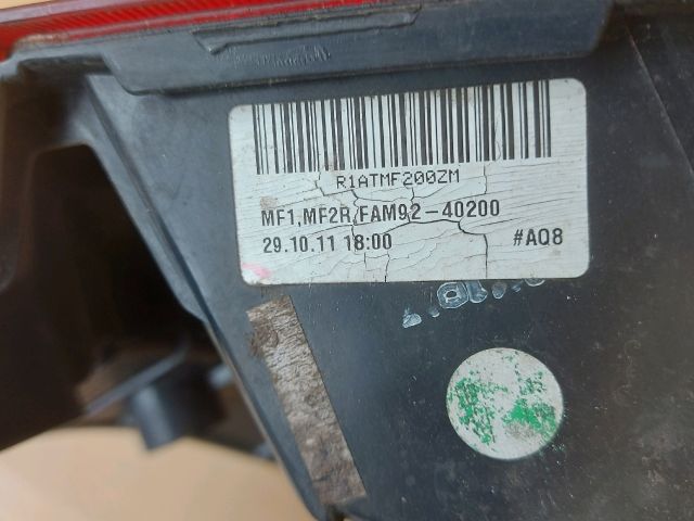 bontott SUBARU XV Jobb Hátsó Lámpa