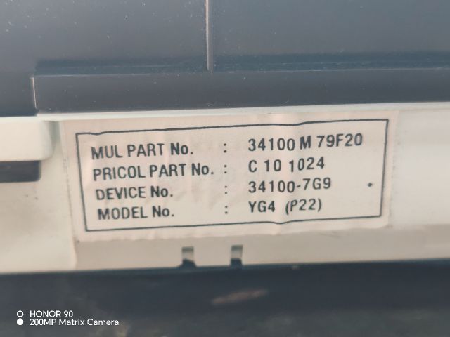 bontott SUZUKI ALTO Kilométeróra