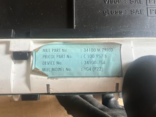 bontott SUZUKI ALTO Kilométeróra