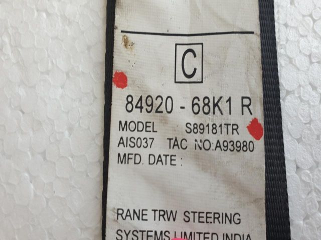 bontott SUZUKI ALTO Jobb első Övfeszítő