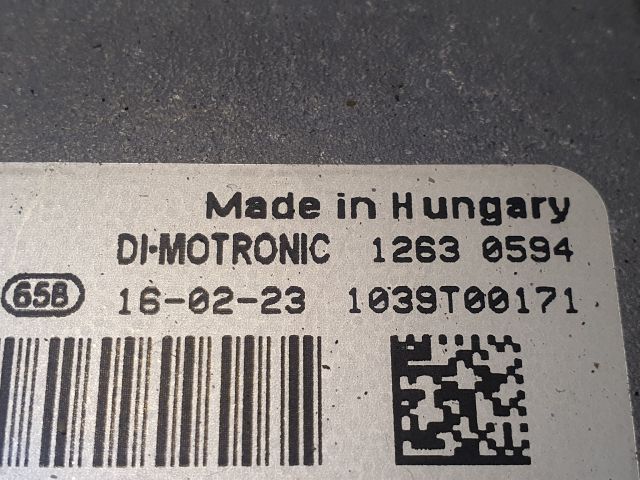 bontott SUZUKI BALENO Motorvezérlő