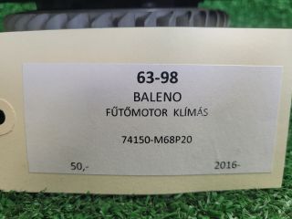 bontott SUZUKI BALENO Fűtőmotor (Klímás)