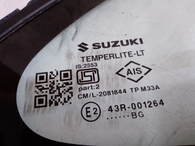 bontott SUZUKI BALENO Jobb C Oszlop Oldalablak Üveg