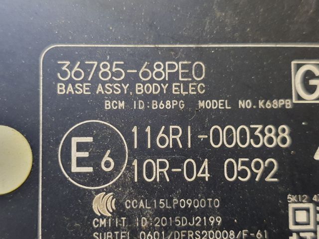 bontott SUZUKI BALENO Komfort Elektronika