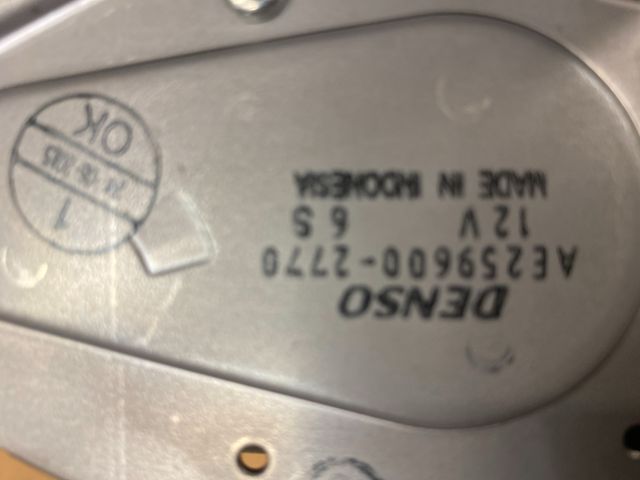 bontott SUZUKI CELERIO Hátsó Ablaktörlő Motor